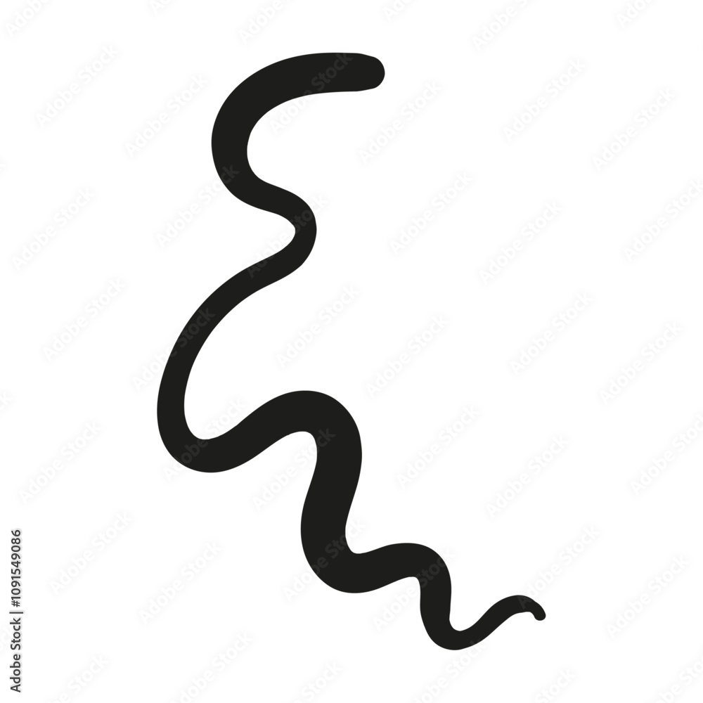 Poster abstract pattern with playful squiggle lines and brush strokes. colorful texture with chalk and pain