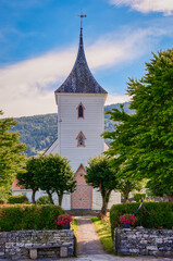 Utvik is a village in Stryn Municipality in Vestland county, Norway. The village is located on the southern shore of the Nordfjorden.