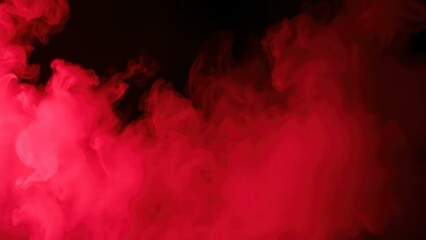 Vibrant Red Smoke Background for Dynamic and Captivating Visuals in Graphic Design and Media Production