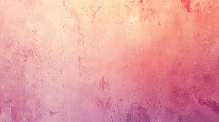 Fototapeta premium Pink and orange gradient blending seamlessly on a textured wall, creating an abstract backdrop with subtle variations in color and a touch of grunge aesthetic