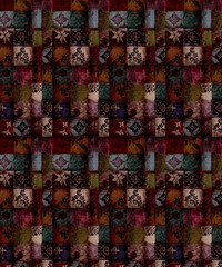 Fototapeta premium Seamless Pattern Illustrations for Designing in Unique and vibrant digital textile designs, crafted to bring elegance and sophistication to any fabric. Perfect for fashion, home decor 