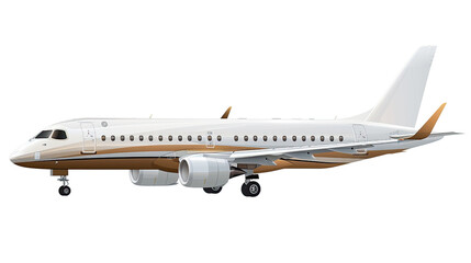 Obraz premium Passenger aircraft. Colored vector illustration for designers. on a white background.