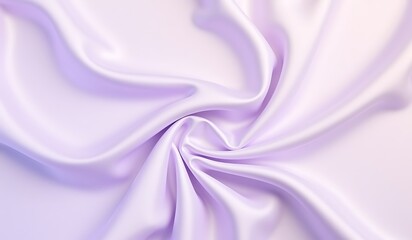 Obraz premium Smooth lavender satin fabric with soft folds and texture
