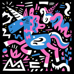 illustration of a horse