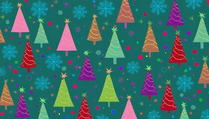 Obraz premium christmas card with christmas tree