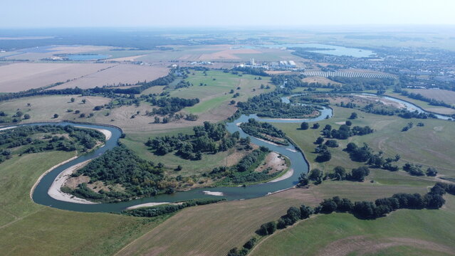 Die M&auml;anderb&ouml;gen der Mulde bei Eilenburg