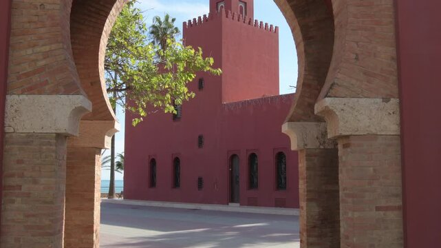Bil-bil Castle, Benalmadena, Spain. Tilt