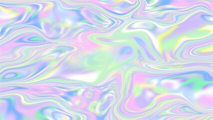 Obraz premium holographic abstract background with wavy and fluid textures