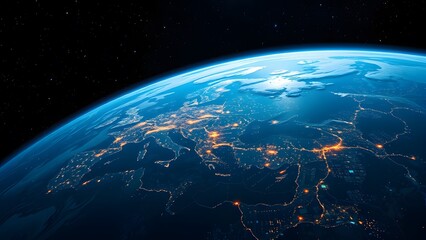 Fototapeta premium earth in space