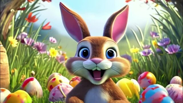 Beautiful festive composition for happy traditional holiday Easter