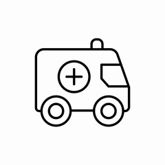 ambulans emergency car icon sign vector © Nijat