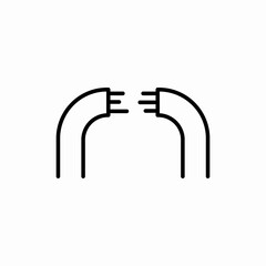 Obraz premium cable wiring icon sign vector