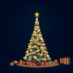 Fototapeta premium christmas tree