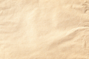 Obraz premium Old crumpled brown paper texture