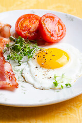 Sunny side up fried egg