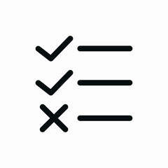 checkbox select icon vector sign