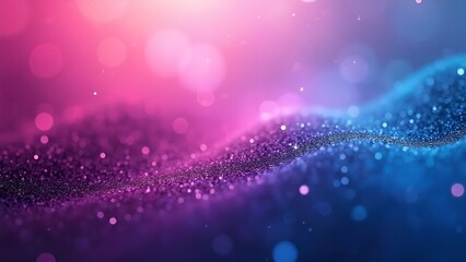 Fototapeta premium Blurred color gradient purple pink blue grainy shiny abstract texture wallpaper backgrounds