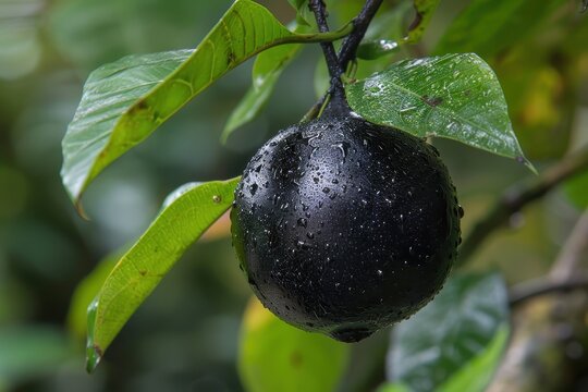 Fruit from the Diospyros ferrea tree