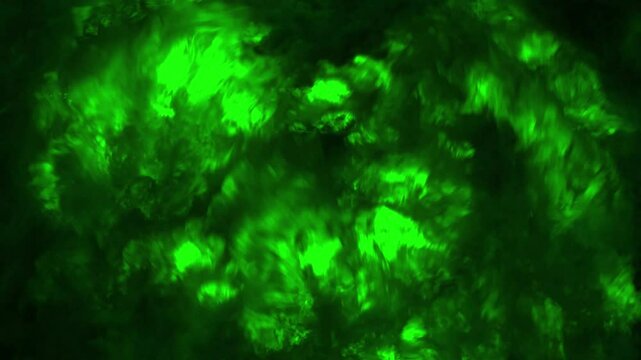 mystical green fire explosion background