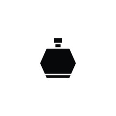 Obraz premium Black Striped Bottle Icon Design