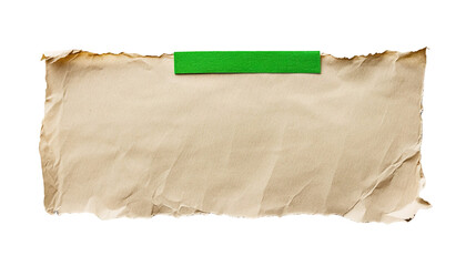 old paper isolated on white