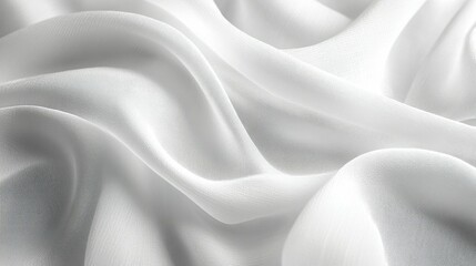 Fototapeta premium Textured white fabric