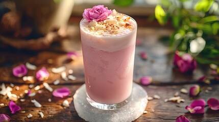 singapore coconut rose cooler cocktail