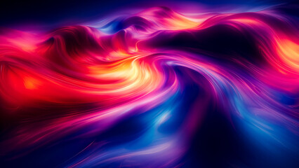 A vibrant abstract background with fluid gradient swirls and geometric overlays, featuring sharp, detailed patterns and dynamic lighting.