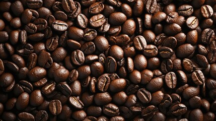 Fototapeta premium coffee beans textured background