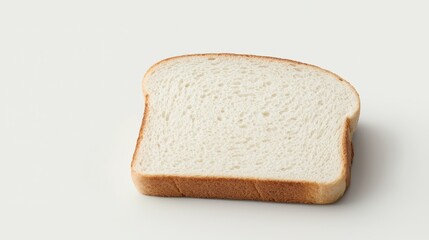 Golden Brown Toasted Bread Slice Isolated High Res Food Photography