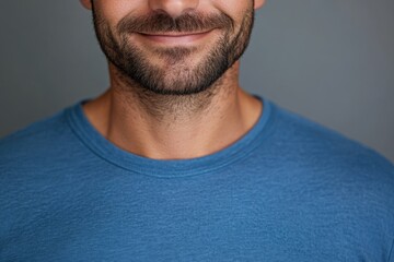 Fototapeta premium close up portrait of young smiling handsome guy