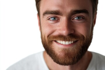 Obraz premium close up portrait of young smiling handsome guy