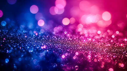 A cosmic abstract inspired by galaxies, blending vivid purples, blues, and pinks with starry elements and sharp glowing details.