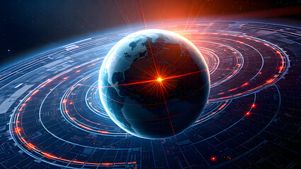 Earth geomagnetic field. Poles magnetic shift. Magnetosphere