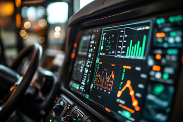 Detailed overview of a control dashboard showcasing vital statistics