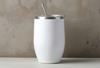 Wine Glass Tumbler Mockup