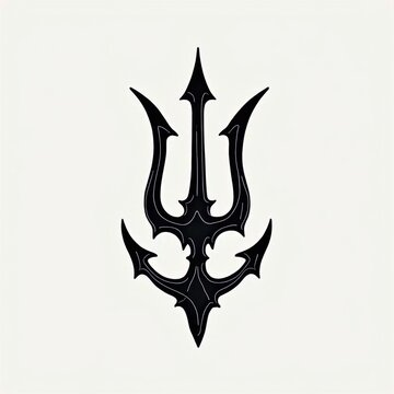 recommend clip art: Trident Logo Representing Maritime Rules