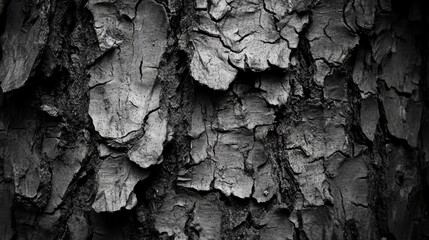 Tree Bark Texture for Natural Backgrounds Generative AI