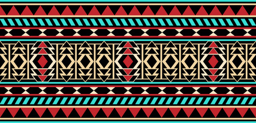 Obraz premium Geometric shape in a seamless repeat pattern - Vector Illustration