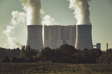 Braunkohlekraftwerk Schwarze Pumpe Lausitz - Power Plant - Kohlekraftwerk	