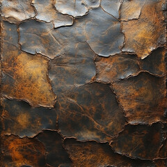 Fototapeta premium Abstract Dark Brown Square Tiles Texture