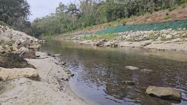 An 8K video of a stream of water 