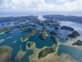 Koror Island in Palau. Archipelago, part of Micronesia Region