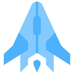 Obraz premium Fighter Jet Icon