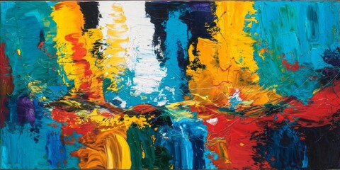 Explosive Symphony of Colors in Abstract Expressionism