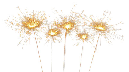 Obraz premium Festive Sylvester New Years Eve Party isolated on a transparent background, PNG file