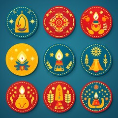 Christmas theme pattern background