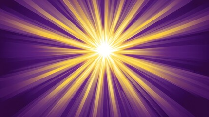Fototapeta premium a purple and yellow burst of light