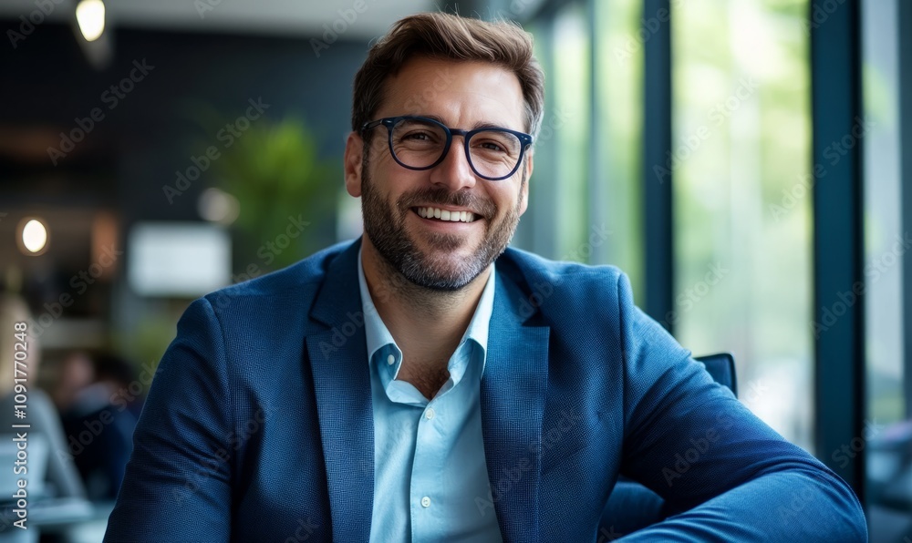 Aufkleber digital transformation consultant a consultant guiding businesses in adopting new computing technolo