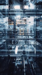 Fototapeta premium Advanced X-Ray Inspection Technology in Modern Manufacturing Plant